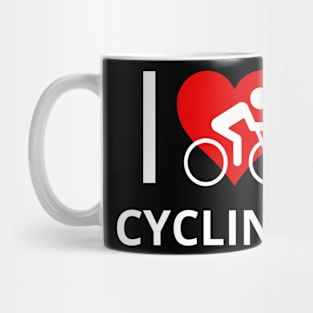 I Love Cycling Mug